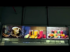 ফাস্ট ফুড বিজ্ঞাপন এর জন্য ৭০০ নিটস FHD ইনডোর ডিজিটাল মেনু বোর্ড