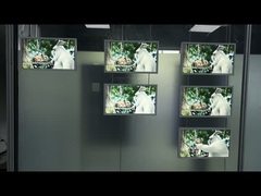 21.5 ইঞ্চি একপাশের ঝুলন্ত উইন্ডো ডিসপ্লে 2000cd/M2 উজ্জ্বলতা Full Hd ডিজিটাল সিগনেজ এলসিডি