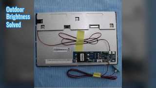 10.1 ইঞ্চি উচ্চ উজ্জ্বলতা আউটডোর LCD প্যানেল