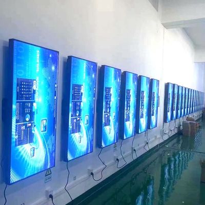 55 ইঞ্চি দোকান উইন্ডো LCD ডিসপ্লে প্যানেল ঝুলন্ত 3500nits 1080p