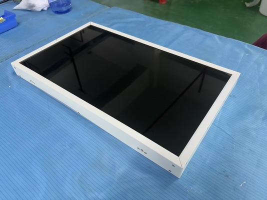 21.5 ইঞ্চি FHD 2000nits ছাদ ঝুলন্ত একক পার্শ্ব উইন্ডো রেস্টুরেন্ট দোকান জন্য প্রদর্শন